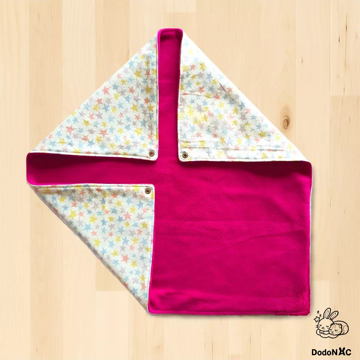 hamac simple taille L (40x40cm) dodoNAC accessoire posé à plat face polaire pour rongeurs, rats, chinchilla, furet, gerbille lit douillet fait main et personnalisable