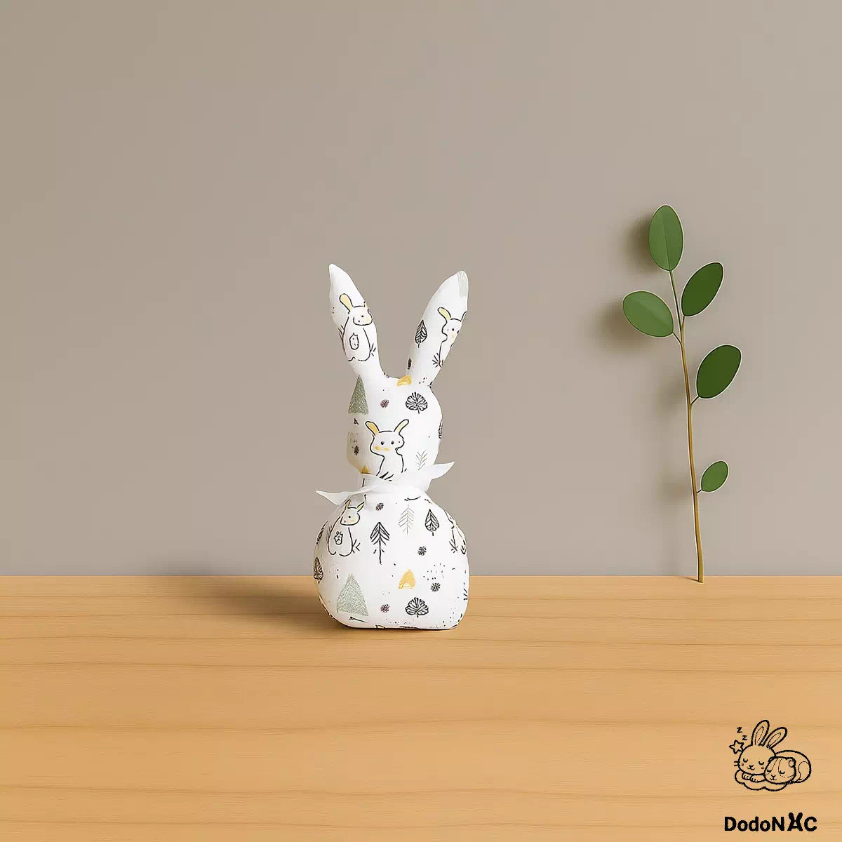 Jouet peluche lapin personnalisable