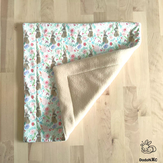 tapis polaire cochon d'inde, tapis litière absorbant pour lapin