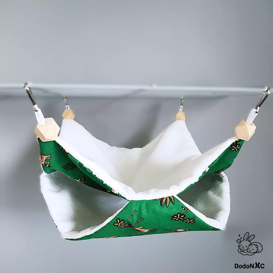 perle de protection pour attache ruban de hamac en bois pour protéger des dégats de rongeurs