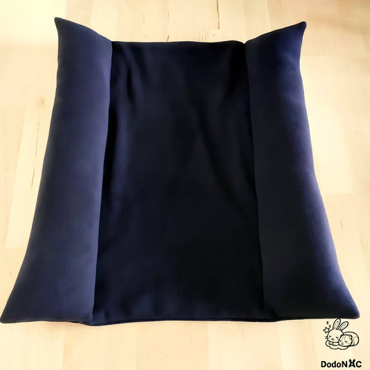 le meilleur lit pour lapins, maxi snugabun dodoNAC face polaire  grand couchage pour 2 lapins, fait main et personnalisable