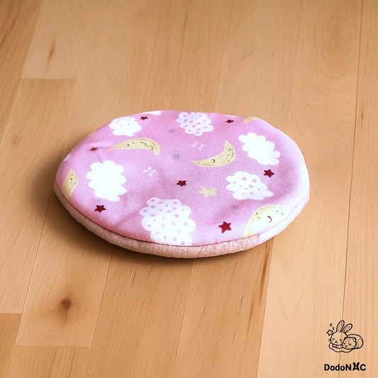 pee pad tapis litiére absorbant lavable dodoNAC pour igloo spoutnik,  accessoire de cage pour rongeurs, rat, souris fait main personnalisé avec tissu motif nuage 