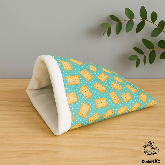 sac à calin ou sac de couchage taille M (30x30cm) dodoNAC pour rongeurs, rat, furet, cochon d'inde et chinchilla doux et confortable fait main et personnalisable