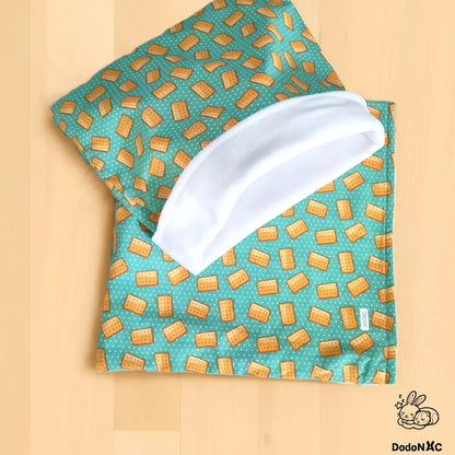 sac à calin ou sac de couchage taille M (30x30cm) dodoNAC ensemble pee pad pour rongeurs, rat, furet, cochon d'inde et chinchilla doux et confortable fait main et personnalisable