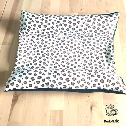 lit pour lapin nain dodonac motif léopard