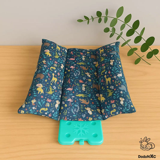 snugabun dodonac ou snuggle bed  d'été rafraîchissant et absorbant pour lapin, anti coup de chaleur le meilleur lit flop fait main et personnalisable 